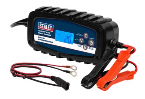 Sealey 4A 9-Cycle 6/12V Compact Smart Charger & Maintainer AUTOCHARGE400HF-S - AUTOCHARGE400HFImage2.jpg