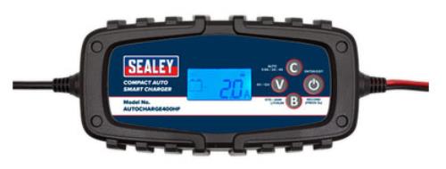 Sealey 4A 9-Cycle 6/12V Compact Smart Charger & Maintainer AUTOCHARGE400HF-S - AUTOCHARGE400HFImage3.jpg