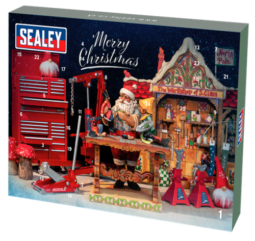 Sealey Advent Calendar 35 Piece Screwdriver Hex Key and Bit Set AVC003-SEA - Advent1.png