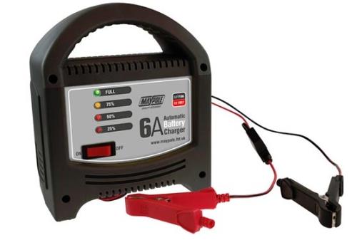 Maypole Battery Charger 6A 12V LED Automatic MP7106 - BATTERYCHARGERMP7106Image1.jpg