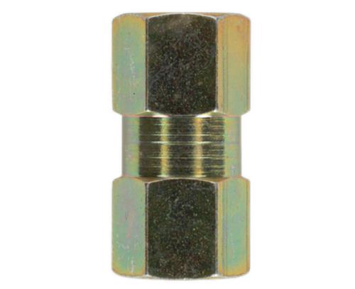 Sealey Brake Tube Connector M10 x 1mm Female to Female Pack of 10 BC10100F - BC10100FImage1.jpg