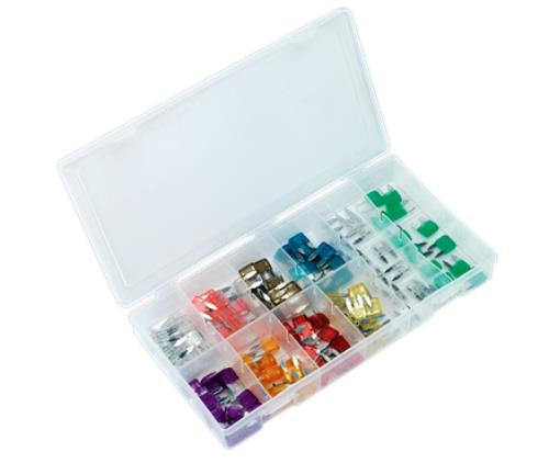 Sealey Automotive MINI Blade Fuse Assortment 100pc BCF100 - BCF100Image1.jpg