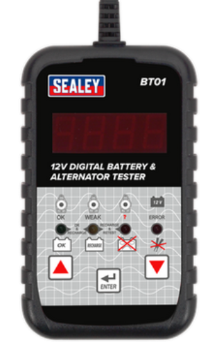 Sealey 12V Digital Battery and Alternator Tester BT01-SEA - BT01Image2.png