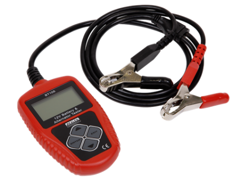 Sealey 12V Digital Battery Cranking and Alternator Tester LCD screen BT105 - BT105Image1.png