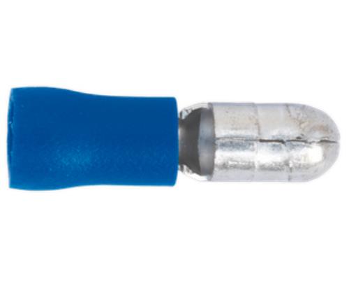 Sealey Bullet Terminal Ø5mm Male Blue Pack of 100 BT11 - BT11Image1.jpg