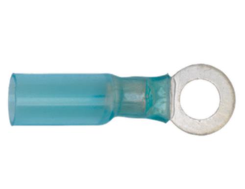 Sealey Heat Shrink Ring Terminal Ø6.4mm Blue Pack of 25 BTSR2564 - BTSR2564Image1.jpg