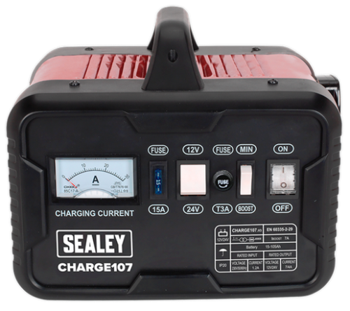 Sealey 11 Amp 12/24 Volt Battery Charger (large display) CHARGE107-SEA - CHARGE107Image3.png