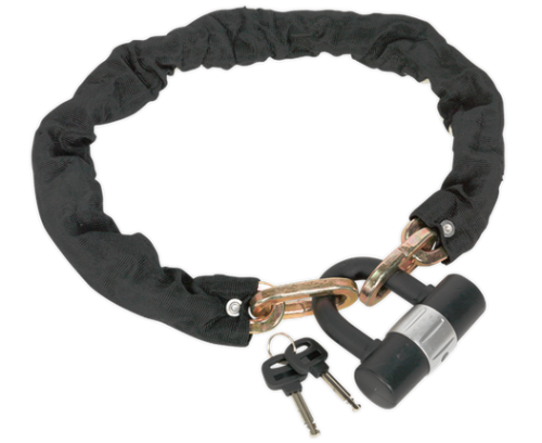 Sealey Heavy-duty 12 x 12 x 900mm Motorcycle Chain Lock CL129DL-SEA - CL129DLImage1.png