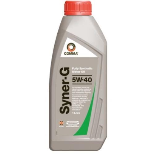 Comma SYNER G 5W40 1 LITRE SYNTHETIC MOTOR OIL COMSYN1L - COMSYN1L.jpg