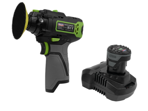 Sealey 10.8V 2Ah SV10.8 Series Ø75mm Cordless Polisher Kit CP108VCP-SEA - CP108VCPImage1.png