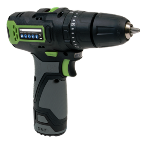 Sealey 10.8V 2Ah SV10.8 Series Ø10mm Cordless Combi Drill Kit CP108VDD-SEA - CP108VDDImage4.png