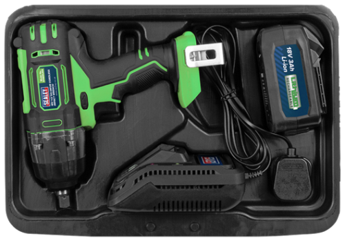 Sealey 18V 1/2 Inch Square Drive Cordless Impact Wrench CP400LIHV-SEA - CP400LIHVImage3.png