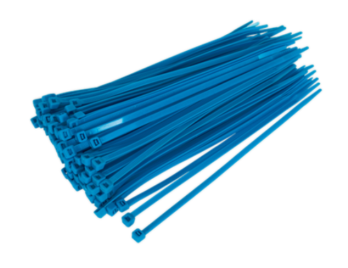 Sealey 200 x 4.4mm Blue Cable Tie - Pack of 100 CT20048P100B-SEA - CT20048P100BImage1.png