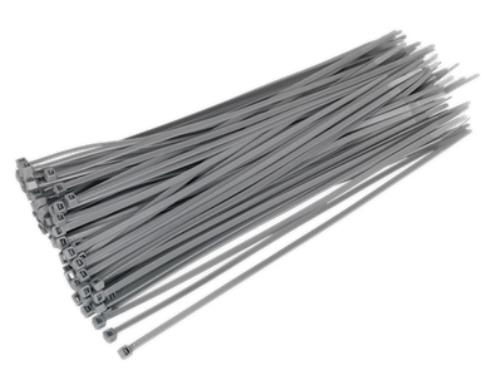 Sealey Cable Tie 300 x 4.8mm Silver Pack of 100 CT30048P100S - CT30048P100SImage1.jpg