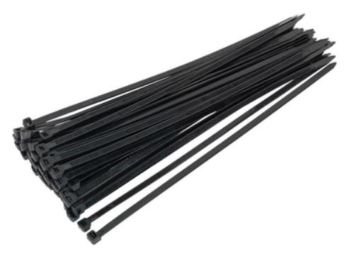 Sealey Cable Tie 350 x 7.6mm Black Pack of 50 CT35076P50 - CT35076P50Image1.jpg