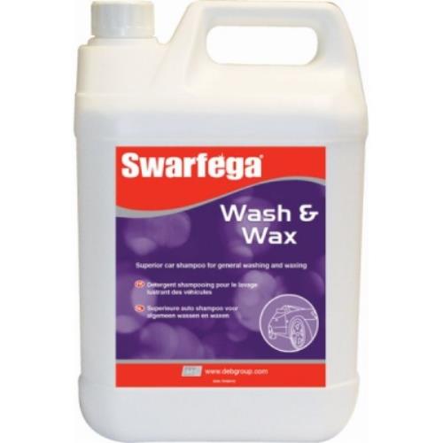 DEB SWARFEGA WASH AND WAX Car Shampoo 5 Litre DEBDWW54H - DEBDWW54H.jpg