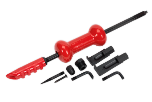 Sealey 9 Piece 2.1kg Slide Hammer Kit with rubber grip handle DP945-SEA - DP945Image1.png