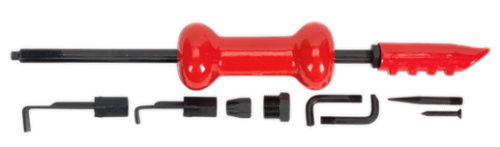 Sealey 9 Piece 2.1kg Slide Hammer Kit with rubber grip handle DP945-SEA - DP945Image3.png