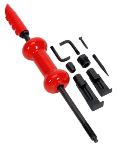 Sealey 9 Piece 2.1kg Slide Hammer Kit with rubber grip handle DP945-SEA - DP945Image4.png