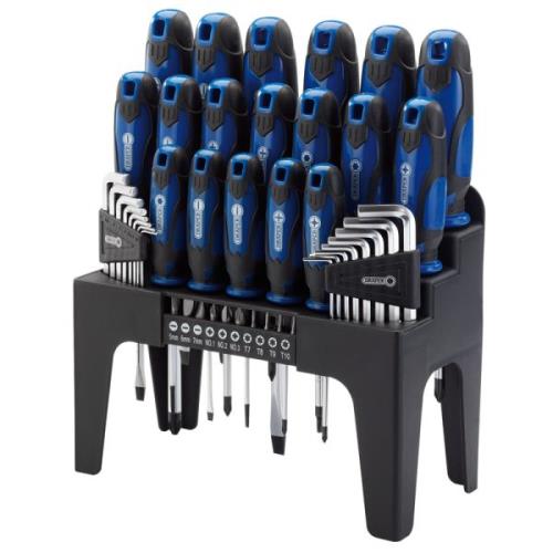 Draper 44 Piece Screw DRIVER SET with STAND BLUE DRA78616 - DRA78616.jpg