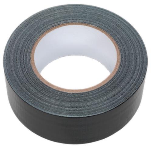 Sealey Duct Tape 48mm x 50m Black gloss finish DTB - DTBImage2.jpg