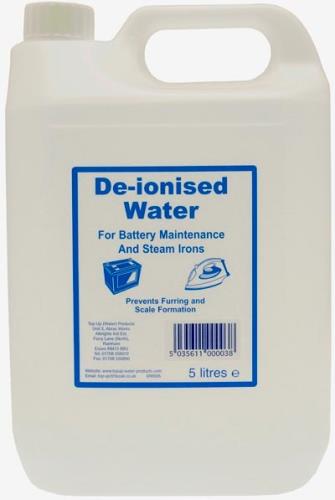 De-Ionised Water 5 Litres TOP UP WATER DW005 - De-IonisedWater5LitresImage.jpg