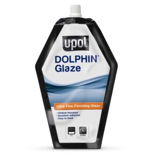 DOLPHIN GLAZE Fine Finishing Filler Turquoise 440ml Bag BAGDOL/1 - Dolphin440mlBag.jpg