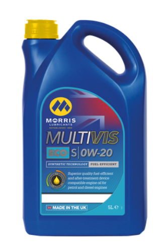 Morris Lubricants Multivis ECO-S 0W-20 Engine Oil 5 Litres ECS005-MOR - ECS_005.png