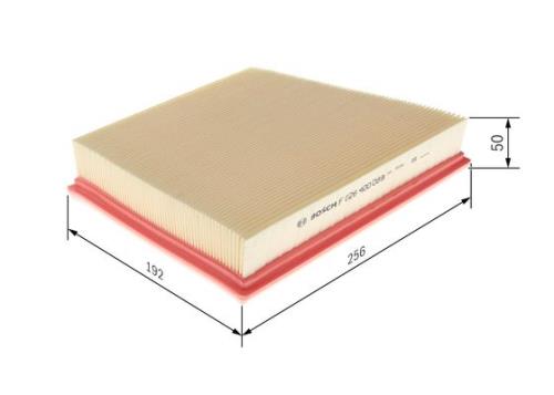 Bosch Car Air Filter Air Cleaner Element (Jaguar Land Rover) S0089 F026400089 - F026400089PHANWHCO00MM.jpg