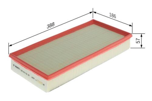 Bosch Car Air Filter Air Cleaner Element Filter Insert S0182 F026400182 - F026400182PHANWHCO00MM.jpg