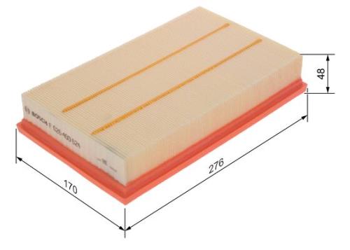Bosch Car Air Filter Rectangular Air Cleaner Element S0624 F026400624 - F026400624PHANWHCO00MM.jpg
