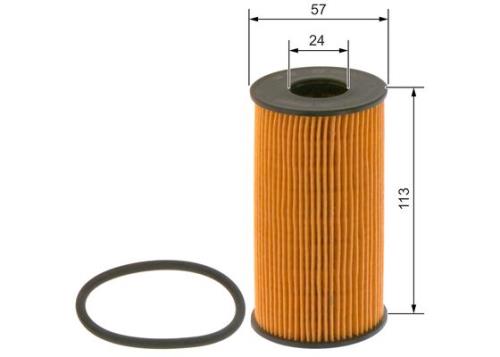 Bosch Car Oil Filter Element (Dacia Mercedes Nissan Renault) P7088 F026407088 - F026407088PHANWHCO00MM.jpg