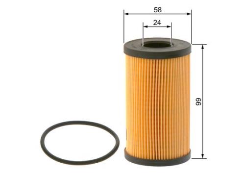 Bosch Car Oil Filter Element (Insert) Austin Jaguar Rover P7275 F026407275 - F026407275PHANWHCO00MM.jpg