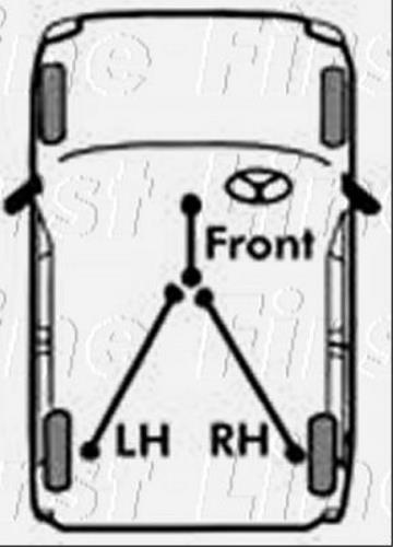 firstline brake cable 5 seater LH QASHQAI Parts FKB3095 ADN146347 - FKB3095Image2.jpg