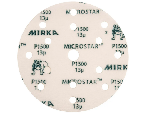 Mirka P1000 Microstar Ø150mm Sanding Discs (x50) Grip 15 Holes FM61105092 - FM61105092Image1.png