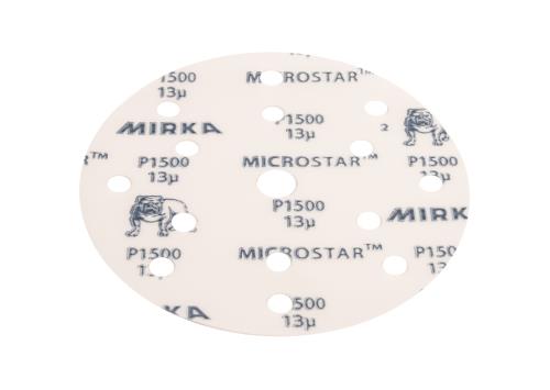 Mirka P1500 Microstar Ø 150mm Grip 15 Holes Sanding Disc (x50) FM61105094 - FM61105094.jpg