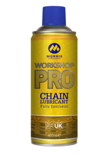 Morris Lubricants Workshop PRO Fully Synthetic Chain Lube 400ml FSC400-MOR - FSC_400_jugj-5l.png