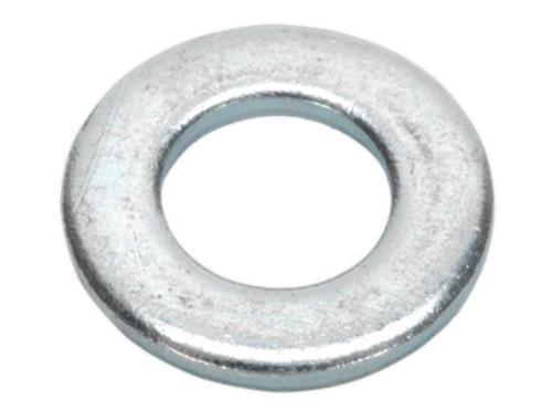 Sealey Flat Washer M10 x 21mm Form A Zinc DIN 125 100x FWA1021 - FWA1021Image1.jpg