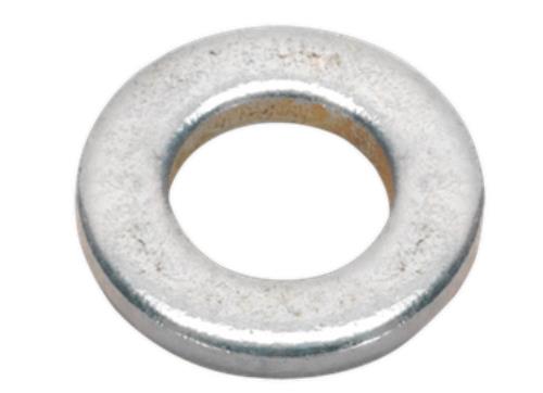 Sealey Flat Washer M6 x 12mm Form A Zinc DIN 125 Pack of 100 FWA612 - FWA612Image1.jpg