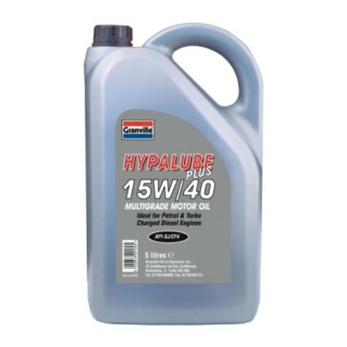 Hypalube Plus 15W/40 MINERAL OIL 5 Litre - GRV0180 - GRV0180.jpg