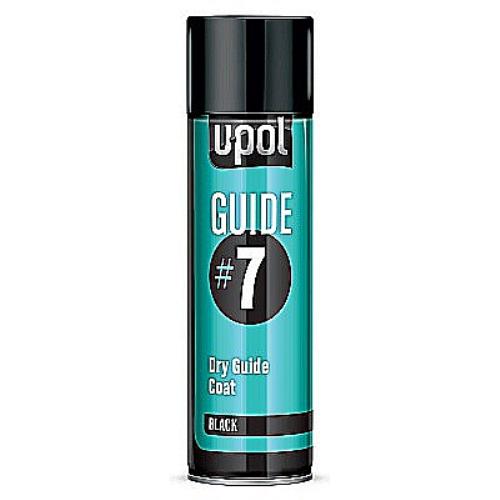 U-Pol GUIDE#7 Dry Guide Coat Black 450ml Aerosol GUIDE/AL - Guide7Black.jpg