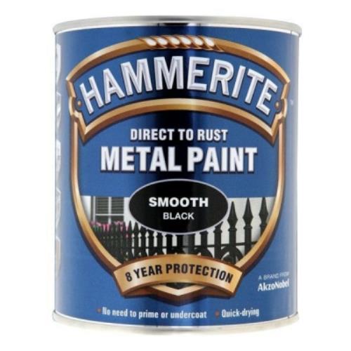 Hammerite SMOOTH BLACK 750ML - HAM5092966 - HAM5092966.jpg