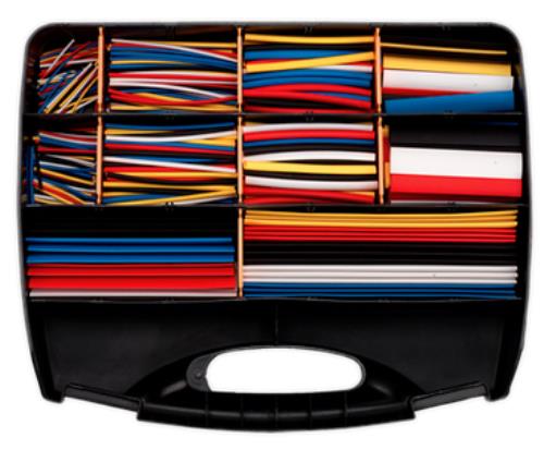 Sealey Heat Shrink Tubing 590pc Mixed 50 100 150 200mm HST590MC - HST590MCImage3.jpg