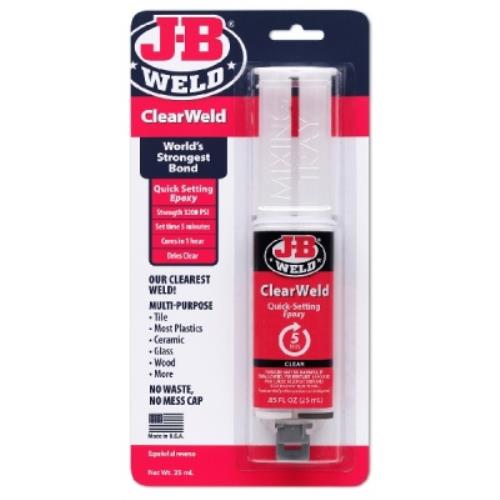 25ml J-B CLEARWELD SYRINGE DISPENSER (Epoxy) JBW 50112 - JBW50112.jpg