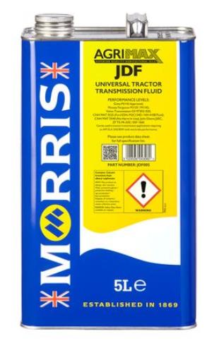 Morris Lubricants Agrimax JDF Transmission Oil 5 Litres JDF005-MOR - JDF005Morris_Agrimax_JDF_5L_Tin_rxdd-fe.jpg