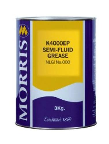 Morris Lubricants K4000 EP Semi-fluid Grease 3Kg KFG003-MOR - K4000_3_KG.jpg