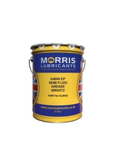 Morris Lubricants K4000 EP Semi-fluid Grease 12.5 Kg KFG075-MOR - KFG075-k4000_12.5.jpg