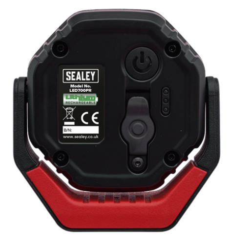 Sealey 360° 7W COB LED Rechargeable Pocket Floodlight Red LED007PR-SEA - LED007PRImage4.png