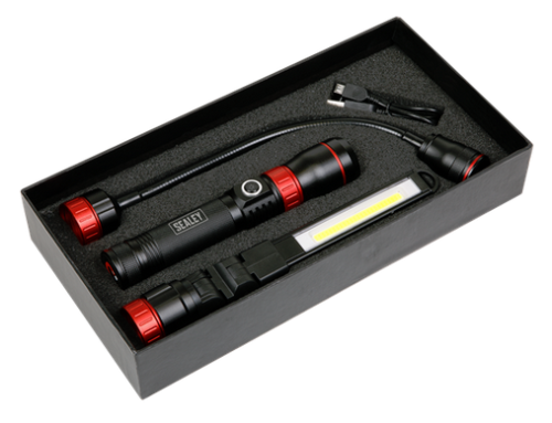 Interchangeable 3-In-1 COB LED Rechargeable Inspection Light LED0131R - LED0131RImage1.png