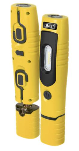 Sealey Yellow 360° 7 SMD LED Rechargeable Inspection Light LED3602Y - LED3602YImage2.jpg
